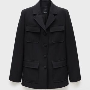 Mango - JACKET WITH BELT AND POCKETS - Size L